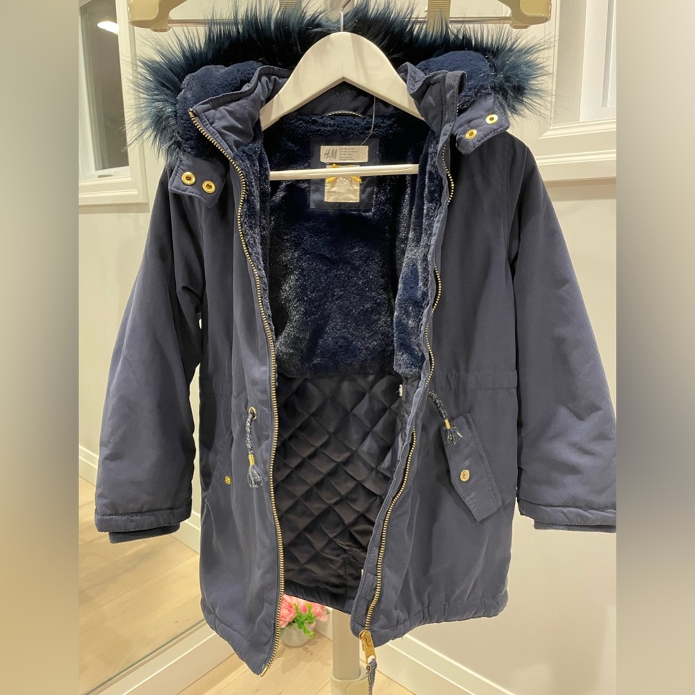 Quilted and fleece lined Girl Jacket